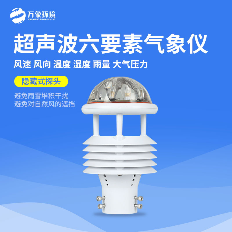 六要素超聲波微氣象儀，小小身軀下有大大的作用